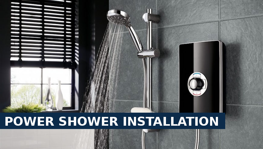 Power shower installation Hounslow